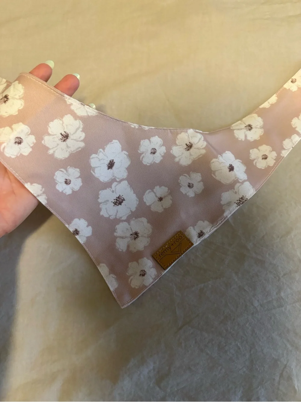 Pink Floral Bandana for dogs